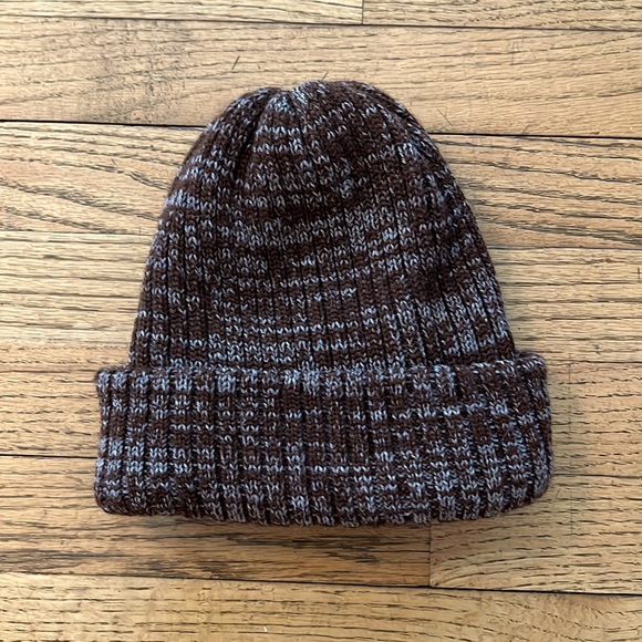wol hide Accessories - WOLHIDE marled rib wool hat 50% baby alpaca 50% highland wool EUC
